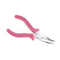 Bent Nose Jewelry Pliers (Serrated) 5